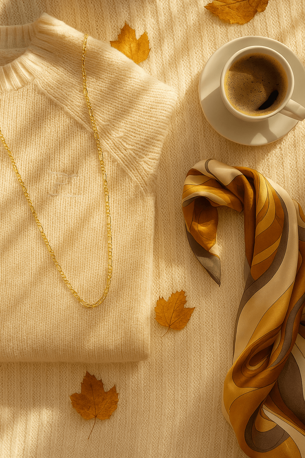 Autumn Glow: Styling Gold Jewelry With Fall Outfits  Delma Gold Jewelry