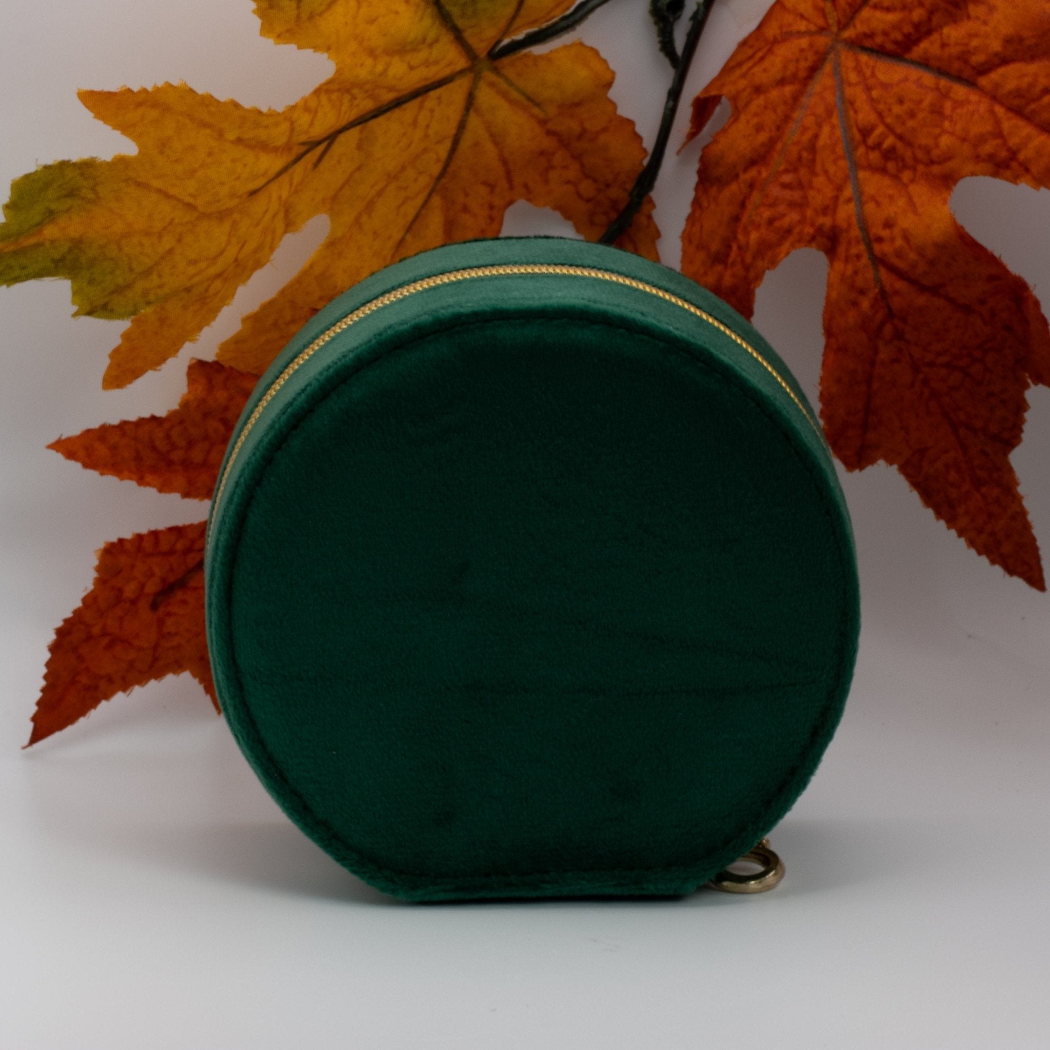 Autumn Elegance Travel Jewelry Case - Delma Gold Jewelry
