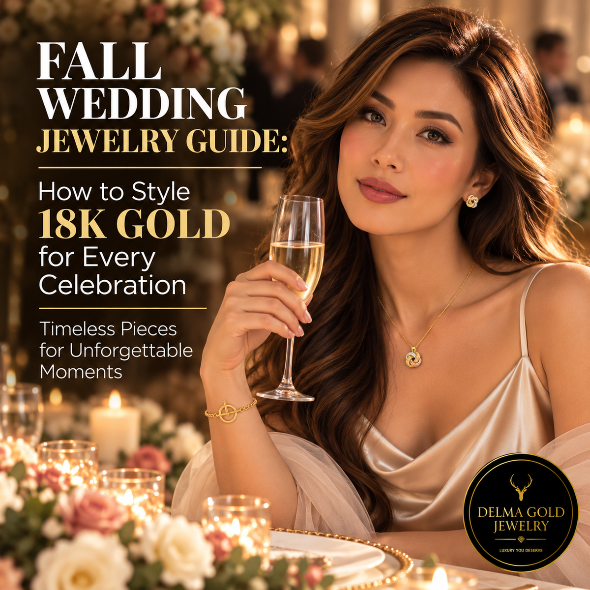 Fall Wedding Jewelry Guide: How to Style 18K Gold for Every Celebration