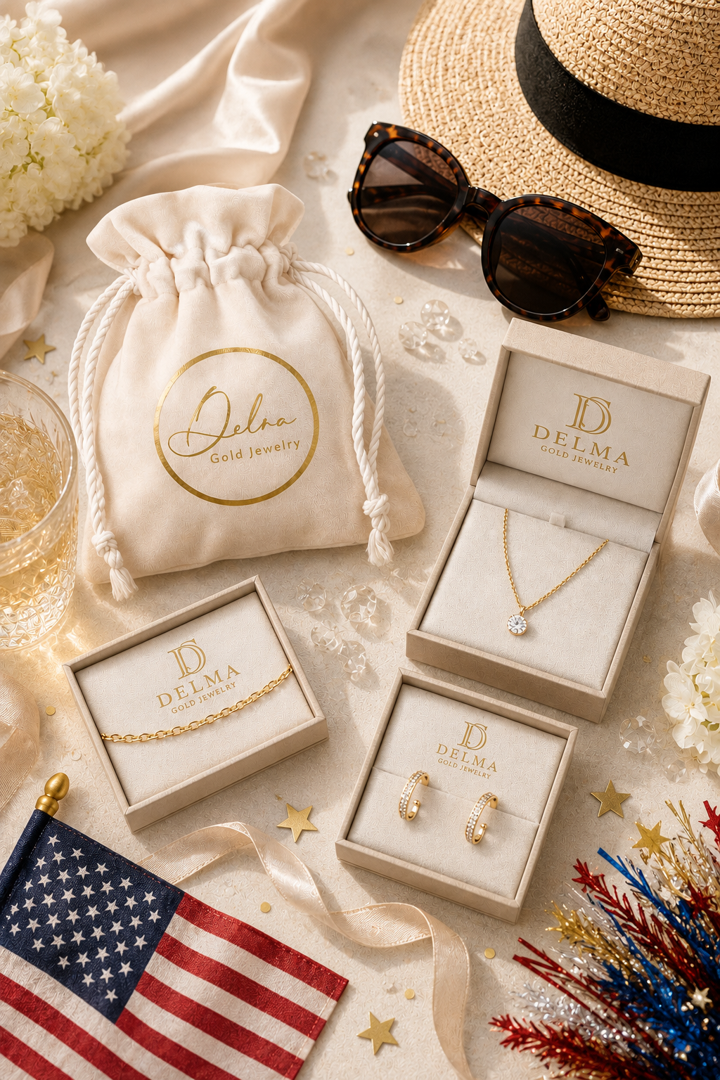 Shine Bright This Independence Day: Celebrate Freedom with Timeless 18K Gold Jewelry