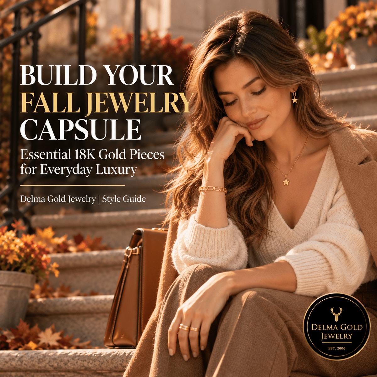 Build Your Fall Jewelry Capsule: Essential 18K Gold Pieces for Everyday Luxury - Delma Gold Jewelry