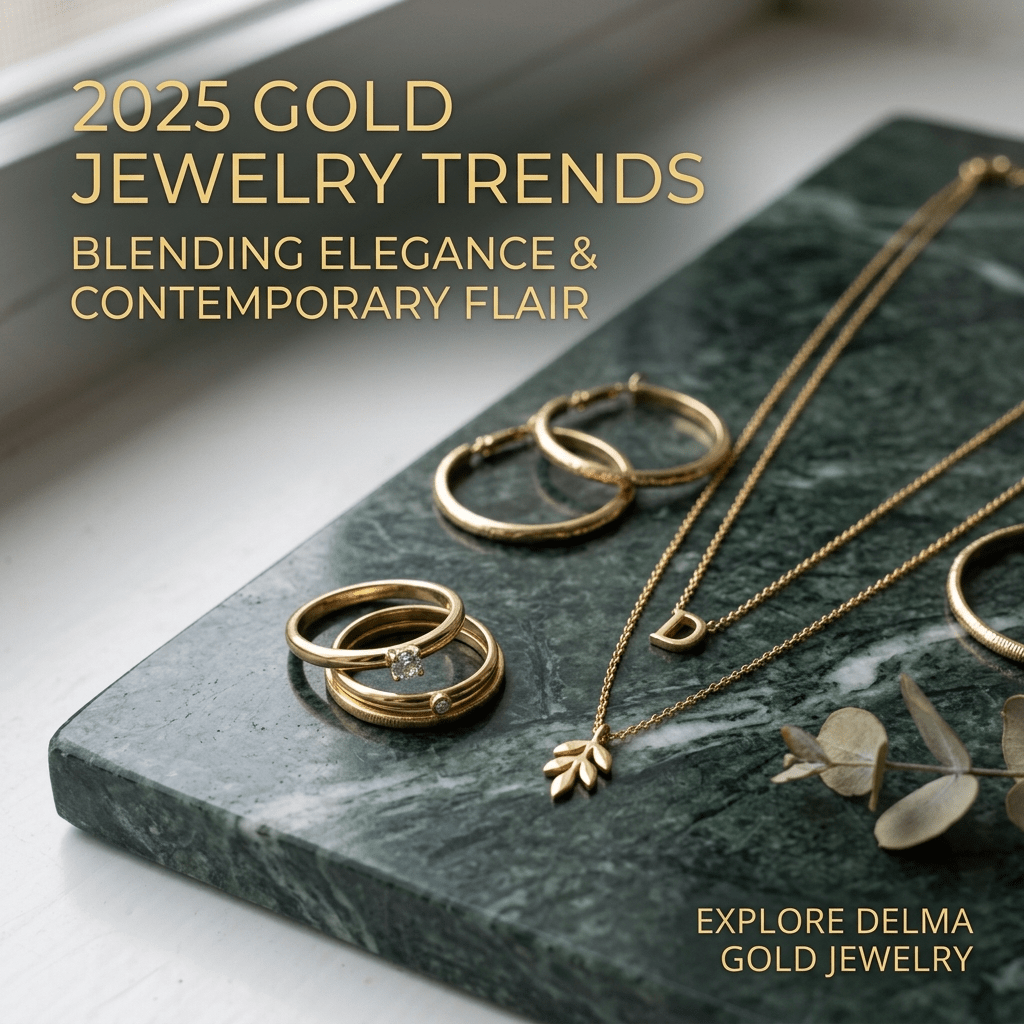 Gold Jewelry Trends You Need to Know in 2025 - Delma Gold Jewelry