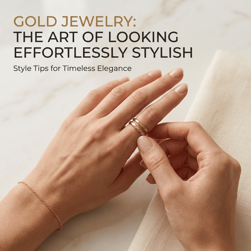 How to Style Gold Jewelry for a Chic, Balanced Look - Delma Gold Jewelry