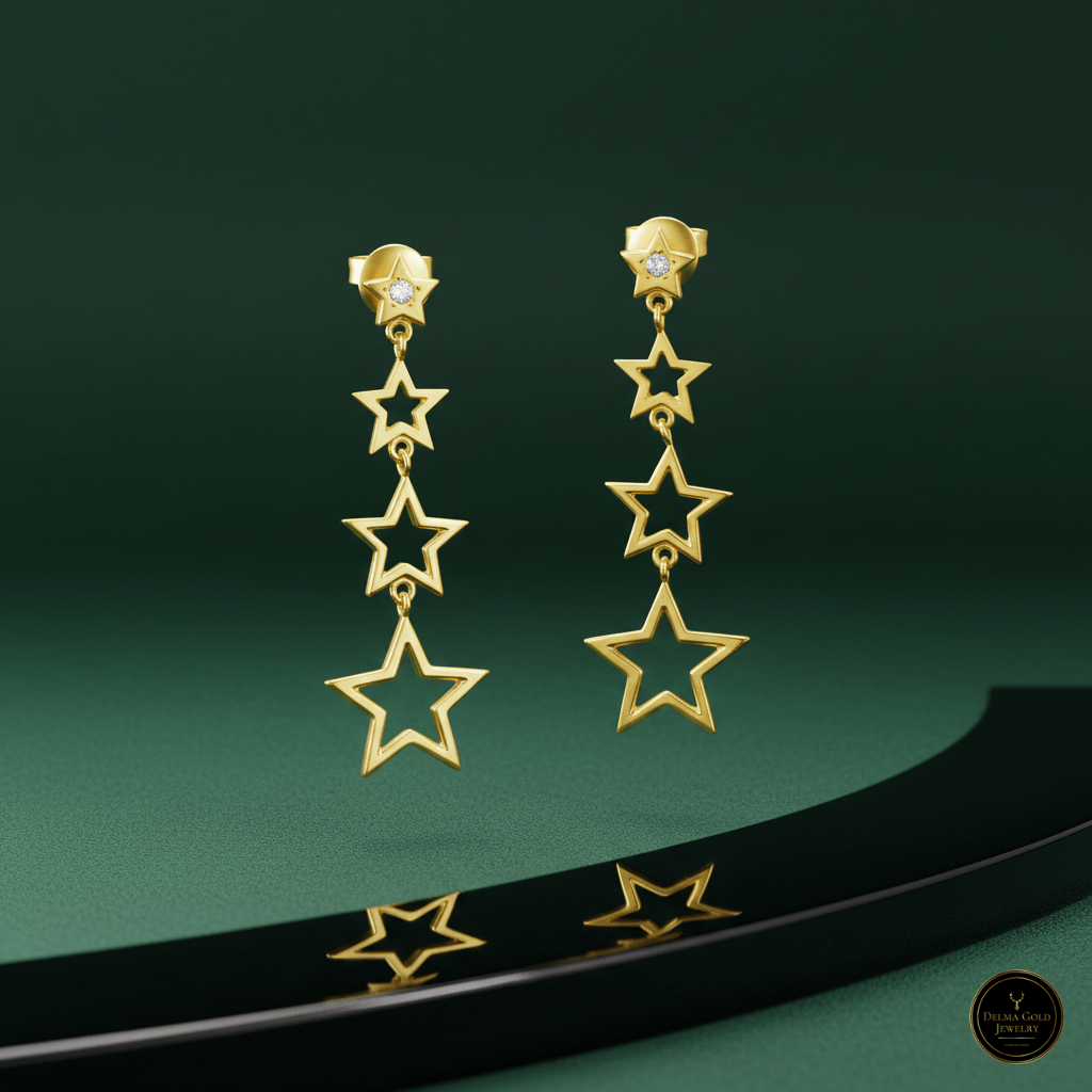 Earrings - Delma Gold Jewelry