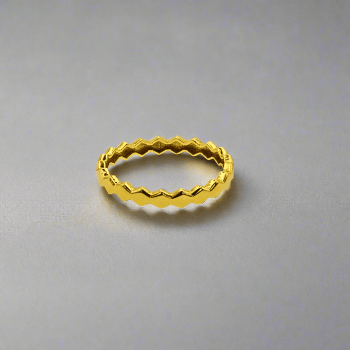 18k Crown Ring - Delma Gold Jewelry