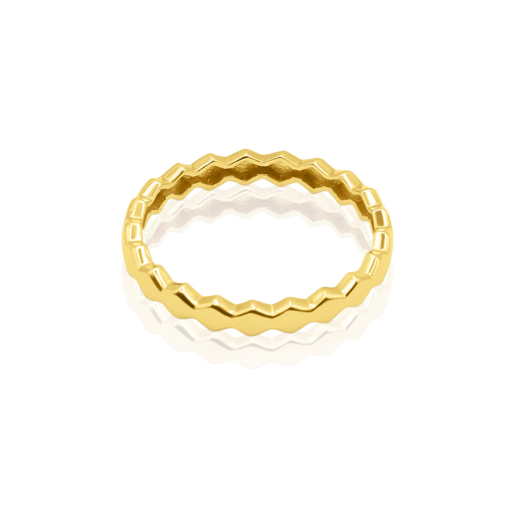 18k Crown Ring - Delma Gold Jewelry