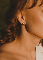 18K Gold Ball Stud Earrings – Classic Minimalist Gold Studs - Delma Gold Jewelry