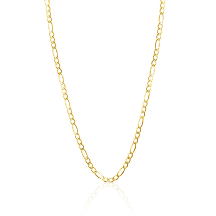 18k Gold Figaro Chain Necklace - Delma Gold Jewelry