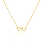 18K Gold Infinity Necklace - Delma Gold Jewelry