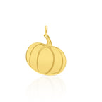 18k Gold Pumpkin Pendant - Delma Gold Jewelry