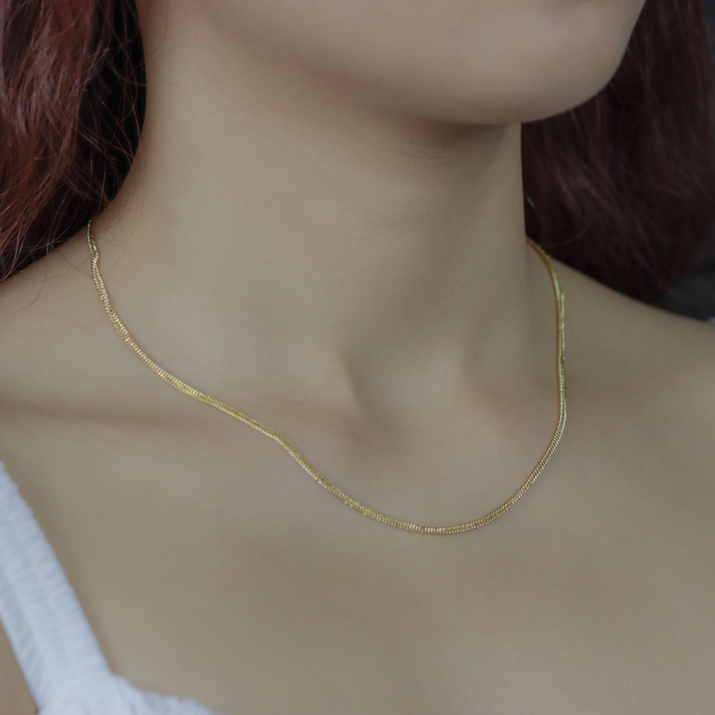 18k Gold Verona Chain Necklace - Delma Gold Jewelry