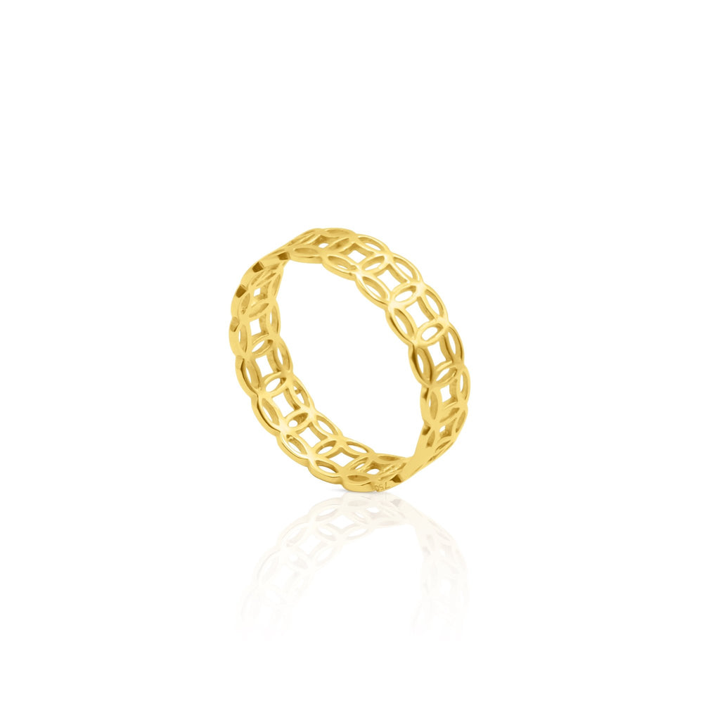 18k Money Ring - Delma Gold Jewelry