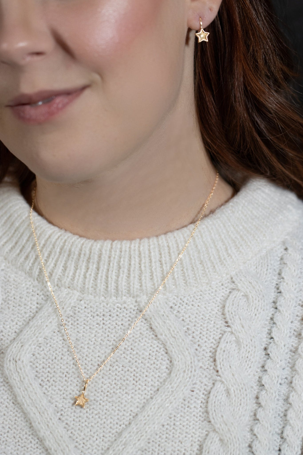 18k Star Half Set - Delma Gold Jewelry