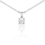 18K White Gold Pearl Pendant - Delma Gold Jewelry