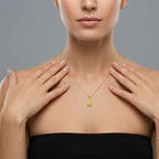 Infinity Memories 18K Gold Locket Pendant