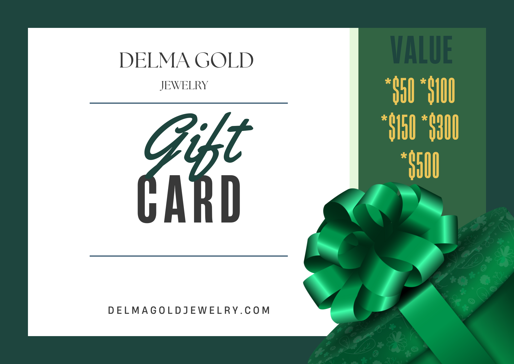 Delma Gold Jewelry E-Gift Card