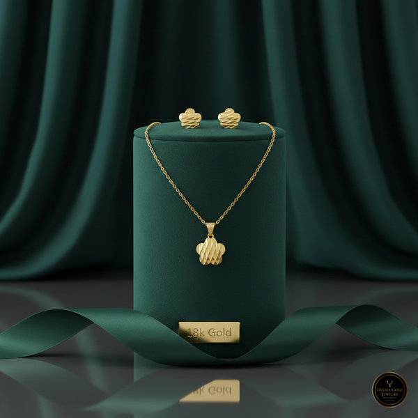 Half Set 18K Gold Jewelry