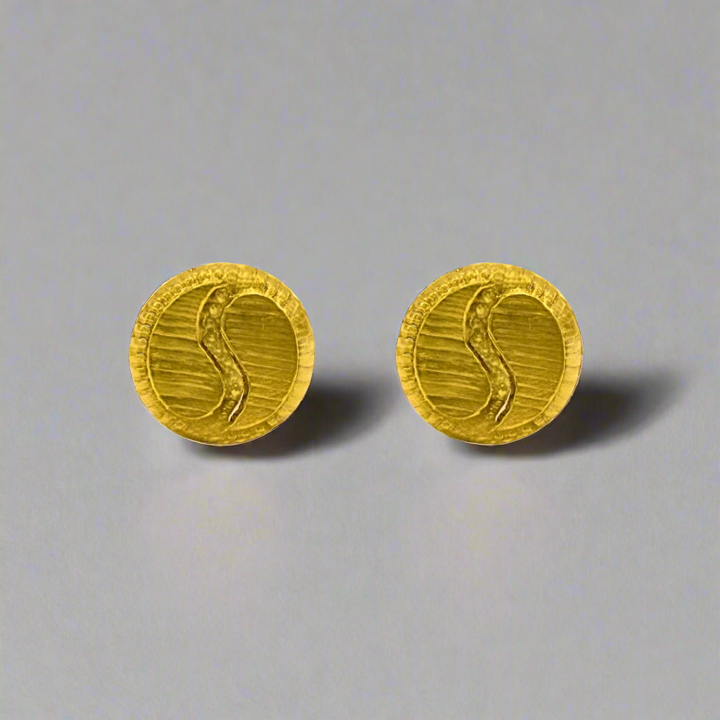 Harmony Yin-Yang Gold Earring