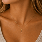 Anchor of Strength 18K Gold Pendant - Delma Gold Jewelry