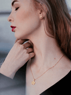 Blooming Flower Jewelry Set, Solid 18K Gold - Delma Gold Jewelry