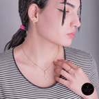 Celestial Star Drop Jewelry Set – 18K Gold Necklace, Earrings & Ring - Delma Gold Jewelry