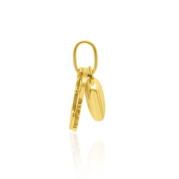 Charmed Trio 18k Gold Pendant - Delma Gold Jewelry