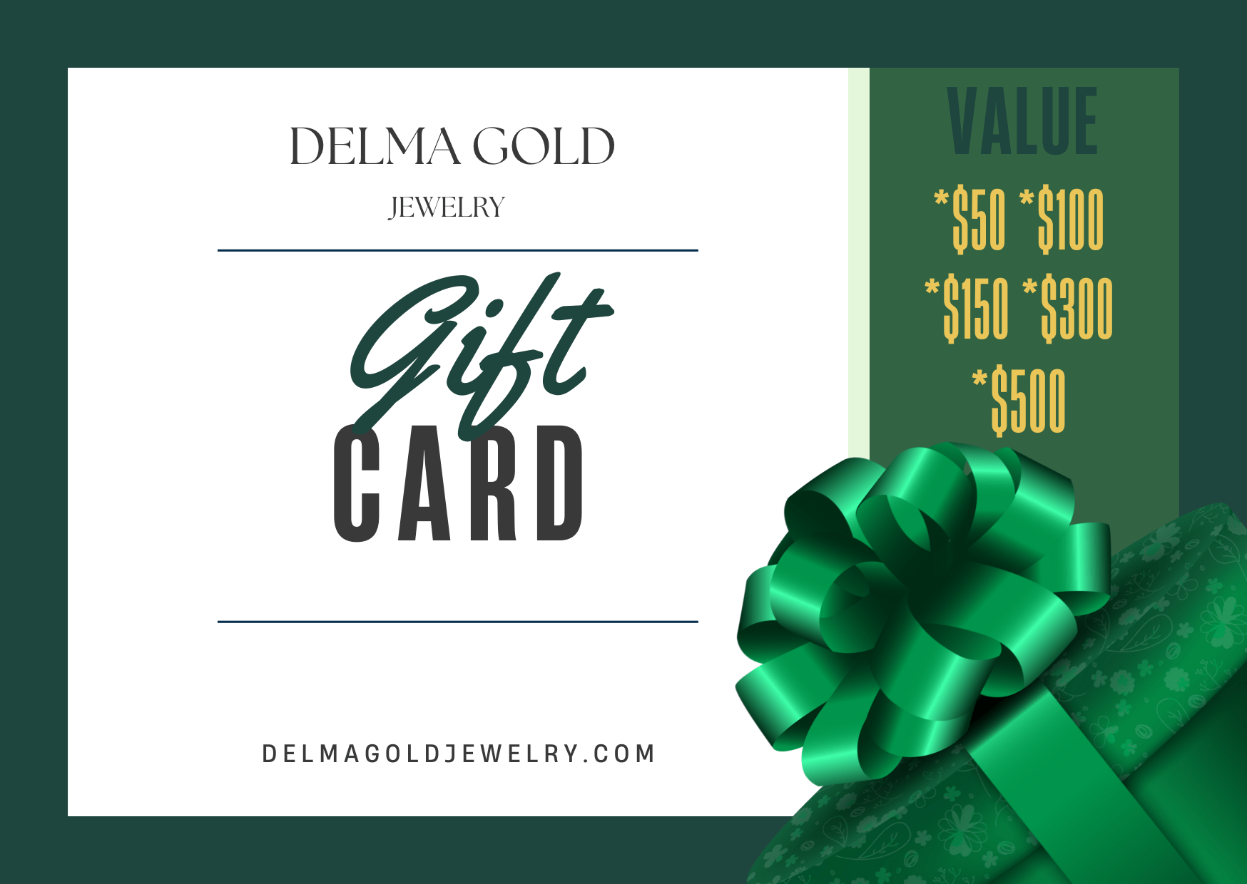 Delma Gold Jewelry E - Gift Card - Delma Gold Jewelry