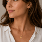 Duet Harmony 18K Gold Double Music Note Necklace - Delma Gold Jewelry