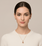 Elegance Knot Jewelry Set, Solid 18K Gold - Delma Gold Jewelry