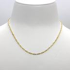 Elegant Links 18K Yellow Gold Paperclip Necklace - Delma Gold Jewelry