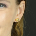 Endearing Heart Gold Earring - Delma Gold Jewelry