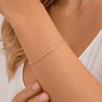 Essential Glow 18K Gold Chain Bracelet - Delma Gold Jewelry