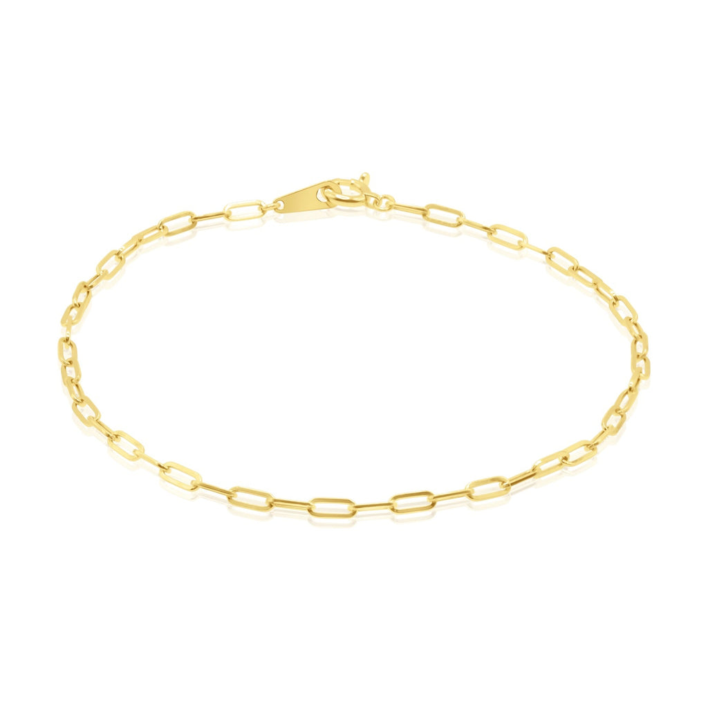 Essential Glow 18K Gold Chain Bracelet - Delma Gold Jewelry