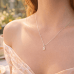 Ethereal Fire Opal Oval Pendant - Delma Gold Jewelry