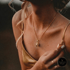 Golden Harvest Acorn Pendant - Delma Gold Jewelry