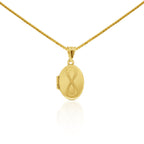 Infinity Memories 18K Gold Locket Pendant - Delma Gold Jewelry