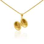 Infinity Memories 18K Gold Locket Pendant - Delma Gold Jewelry