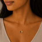 Infinity Memories 18K Gold Locket Pendant - Delma Gold Jewelry