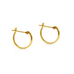 Lumière Classic 18K Gold Hoops - Delma Gold Jewelry