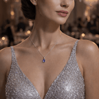 Oval Tanzanite Pendant - Delma Gold Jewelry