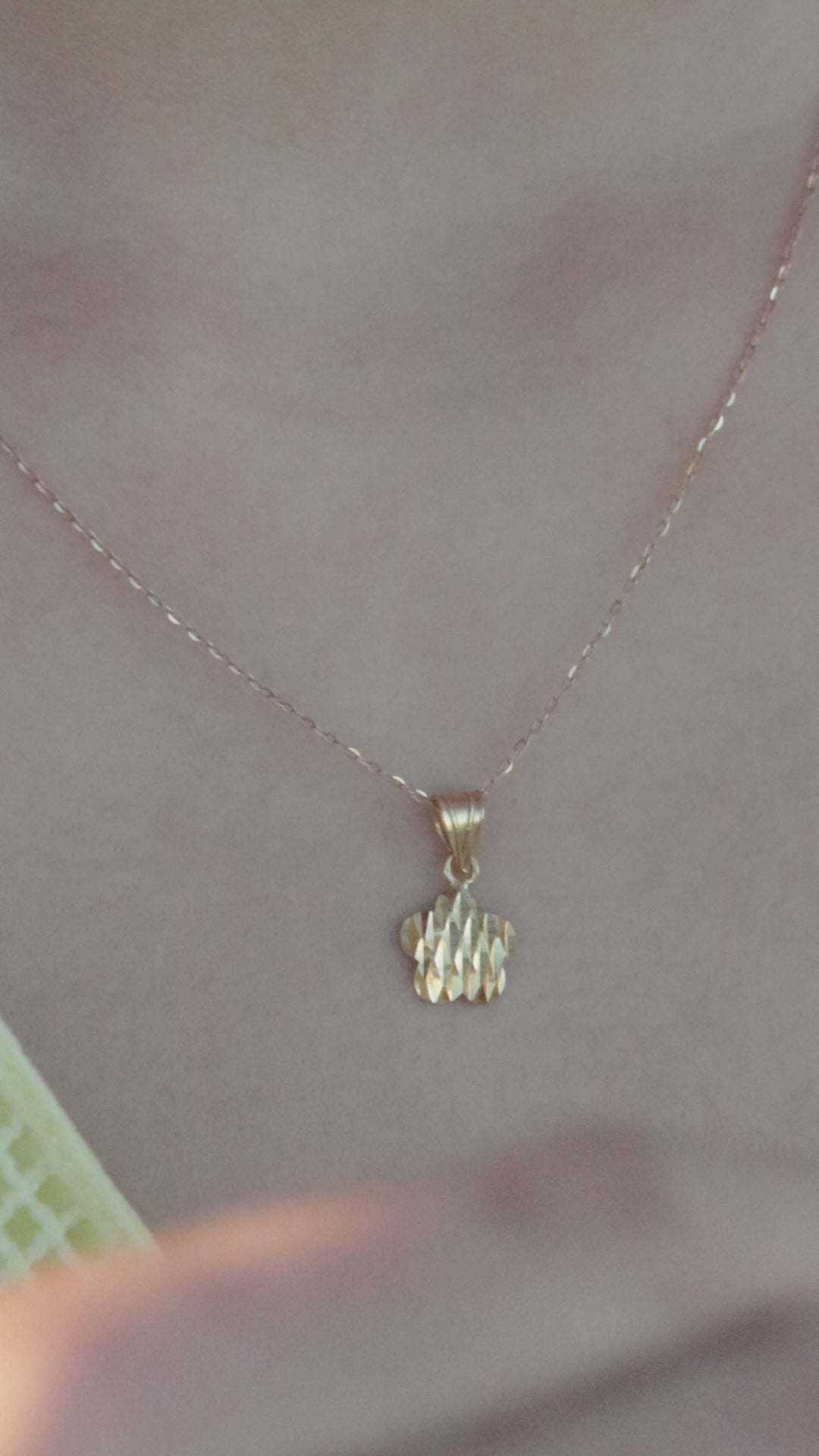 Blooming Flower Jewelry Set, Solid 18K Gold