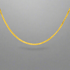 Timeless Box 18K Gold Necklace - Delma Gold Jewelry
