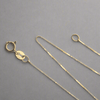 Timeless Box 18K Gold Necklace - Delma Gold Jewelry